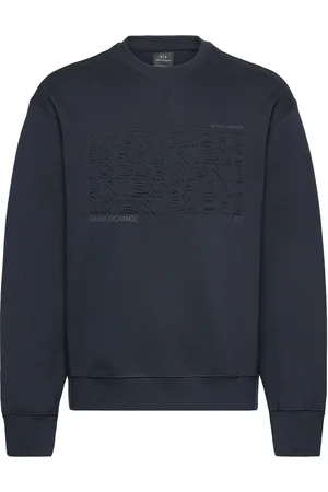 Armani Exchange Sweatshirt Tops Sweatshirts & Hoodies Sweatshirts Navy