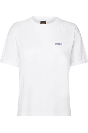 HUGO BOSS C_Evi_1 Tops T-shirts & Tops Short-sleeved White