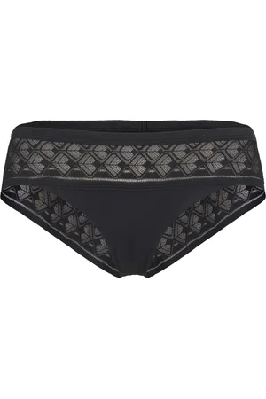Chantelle Ace Covering Shorty Trusser, Tanga Briefs Black