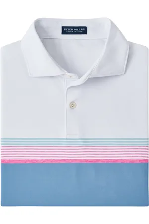 Peter Millar Julius Performance Jersey Polo - Edwin Spread Coll Sport Men Sport Clothing Sport Tops Sport Polos Multi/patterned