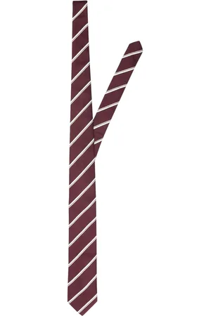 SELECTED Slhlane Stripe Tie Noos Slips Burgundy