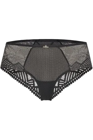 Chantelle Origins Shorty Trusser, Tanga Briefs Black