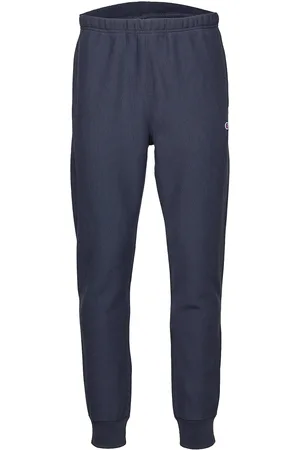 Champion Rib Cuff Pants Bottoms Sweatpants Blue