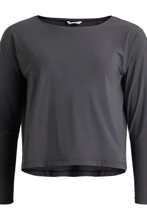 Rethinkit Vigga Tee Loose Shirt Tops T-shirts & Tops Long-sleeved Black