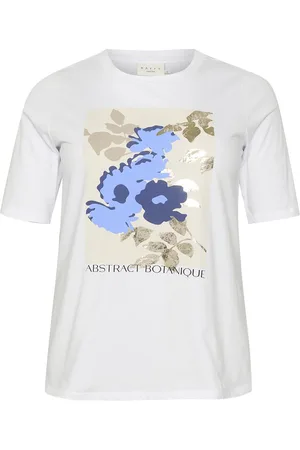 Kaffe Kcprilla T-Shirt Tops T-shirts & Tops Short-sleeved White