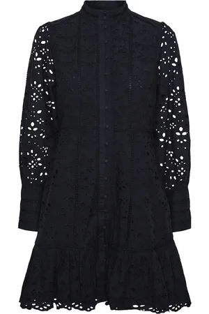 Y.A.S Alessia Ls Dress S. Noos Kort Kjole Black