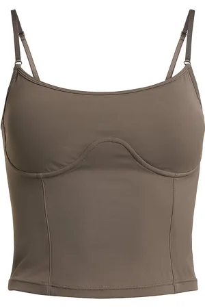 Rethinkit Butter Soft Top True To Body Tops T-shirts & Tops Sleeveless Brown