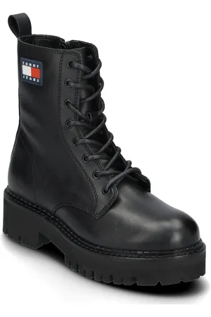 Tommy Hilfiger Tjw Urban Lace Up Boot Shoes Boots Ankle Boots Laced Boots Black