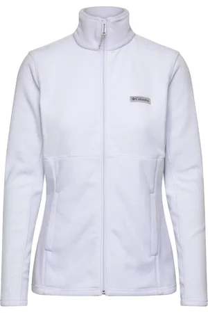Columbia Basin Trail Iii Full Zip Sport Sweatshirts & Hoodies Fleeces & Midlayers White