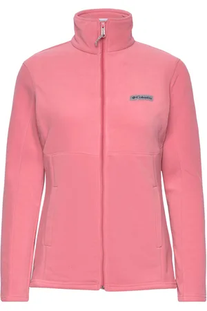 Columbia Basin Trail Iii Full Zip Sport Sweatshirts & Hoodies Fleeces & Midlayers Pink
