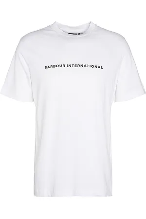 Barbour B.intl Motored T-Shirt Designers T-Kortærmet Skjorte White