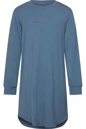 JBS of Denmark Jbs Of Dk Girls Ls Nightdress Night & Underwear Pyjamas Nightdresses Blue