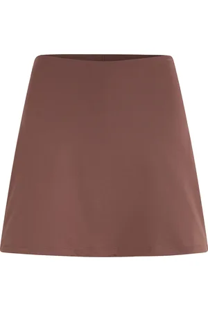 GIRLFRIEND COLLECTIVE The Skort Kort Nederdel Brown