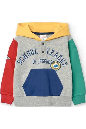 Boboli Fleece Sweatshirt For Baby Boy -Bci Tops Sweatshirts & Hoodies Hoodies Multi/patterned
