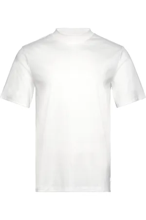 J Lindeberg Ace Mock Neck T-Shirt Designers T-Kortærmet Skjorte White