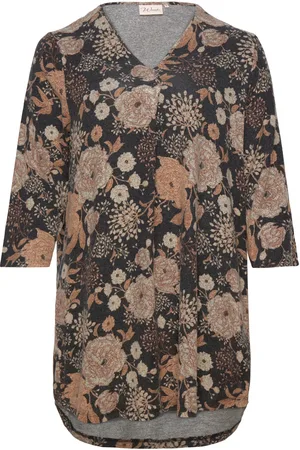 Wasabi Wa-Selena Tops Tunics Brown