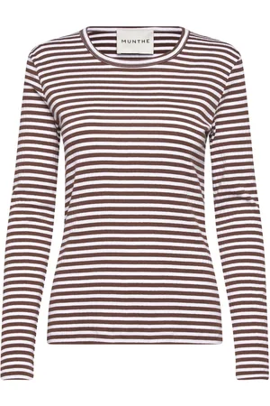 Munthe Jote Tops T-shirts & Tops Long-sleeved Brown