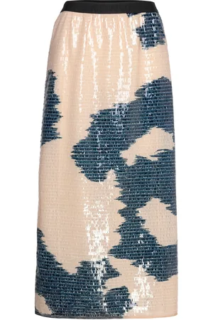 Munthe Tashi Skirts Knee-length & Midi Skirts Cream