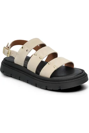 Shoe The Bear Stb-Rebecca Slingback Suede Flade Sandaler Beige