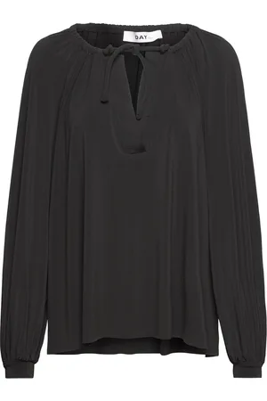 DAY Birger et Mikkelsen Ellis - Day Wish Tops Blouses Long-sleeved Black
