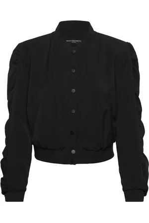 French Connection Harrie Suiting Bomber Jacket Bomberjakke Black
