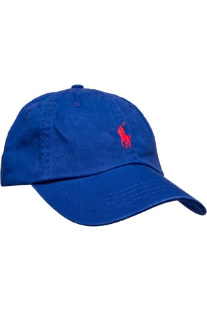 Ralph Lauren Cotton Chino Ball Cap Designers Headwear Caps Blue