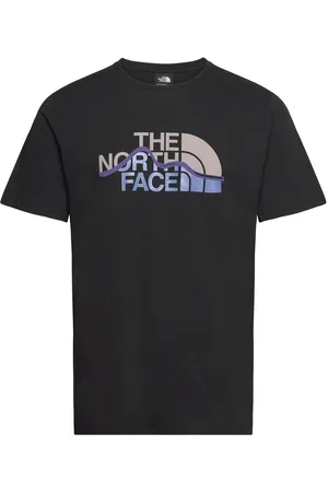 The North Face M Ss Mountain Line Tee Sport T-Kortærmet Skjorte Black
