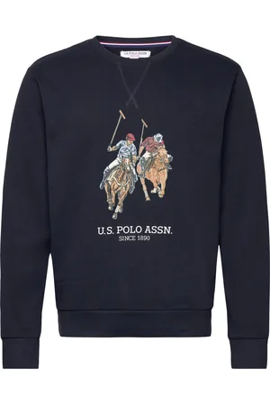 U.S. Polo Assn. Uspa Sweat O Neck Ekrem Men Tops Sweatshirts & Hoodies Sweatshirts Navy