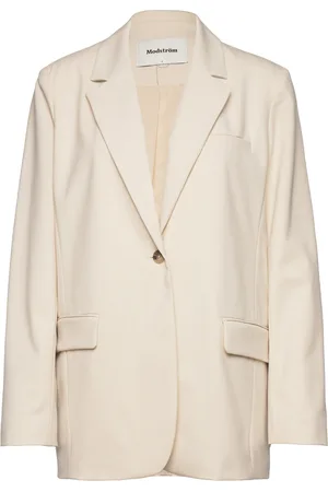 Modstrom Ankermd Blazer Blazers Single Breasted Blazers Beige