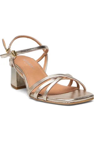 Pavement Tindra Sandal Med Hæl Gold