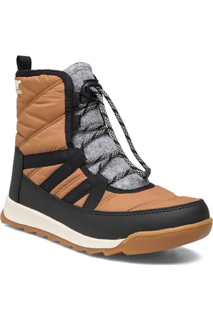 sorel Youth Whitney Ii Plus Lace Wp Sport Winter Boots Winterboots Pull On Brown