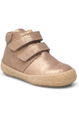 ANGULUS Shoes - Flat - With Velcro High-top Sneakers Beige