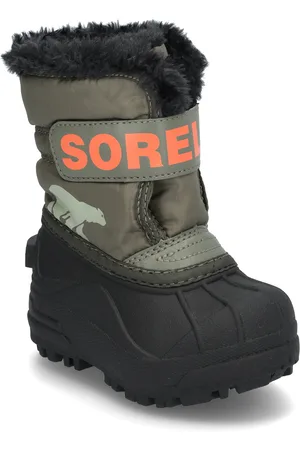 sorel Toddler Snow Commander Boot Sport Winter Boots Winter Boots W. Velcro Khaki Green