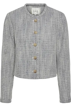 Y.A.S Norali Ls Jacket - Ex Outerwear Jackets Light-summer Jacket Grey