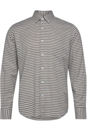 Armor.lux Long Sleeve Shirt Héritage Tops Shirts Casual Blue