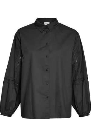 MSCH Mschjeovana Petronia Shirt Tops Shirts Long-sleeved Black