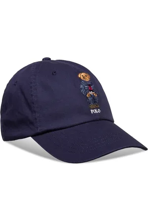 Ralph Lauren Polo Bear Twill Ball Cap Accessories Headwear Caps Navy