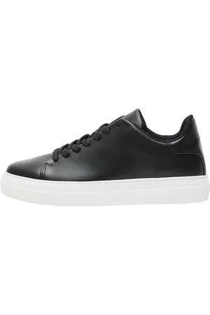 SELECTED Slhdavid Chunky Leather Sneaker Noos Low-top Sneakers Black
