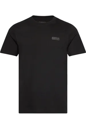 Barbour B.intl Small Logo Tee Designers T-Kortærmet Skjorte Black
