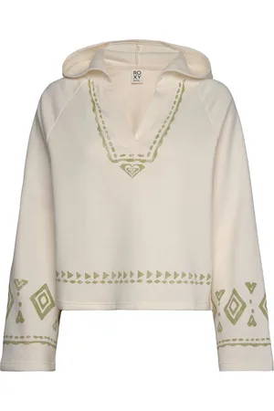 Roxy Sand And Sky Sport Sport Clothing Sport Sweatshirts & Hoodies Sport Hoodies Beige