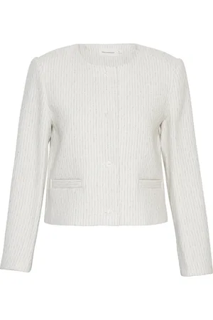 MSCH Mschnadialine Jacket Blazers BouclÉ Blazers White