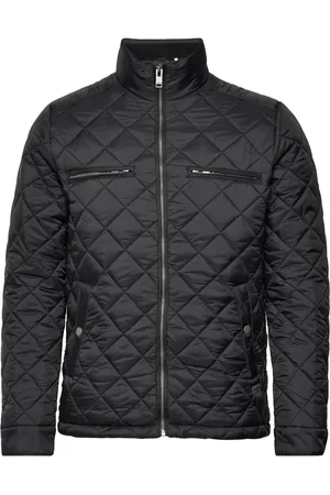 Lindbergh Quilted Jacket Quiltet Jakke Black
