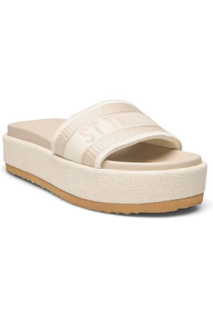 Steve Madden Knoxley Sandal Flade Sandaler Beige
