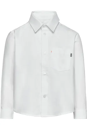 Mads Norgaard Cotton Oxford Svano Shirt Tops Shirts Long-sleeved Shirts White