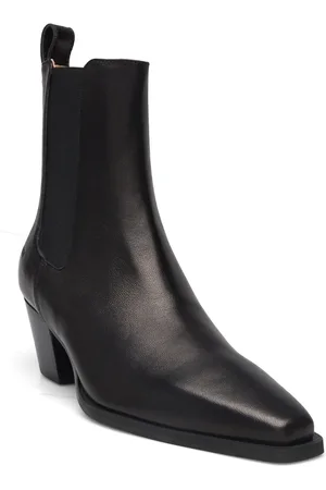 &Copenhagen Cph247 Leather Black Shoes Boots Ankle Boots Ankle Boots With Heel Black