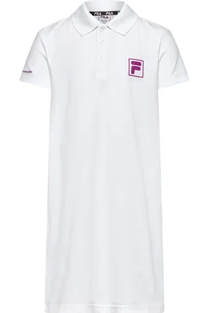 Fila Burgsinn Polo Dress Dresses & Skirts Dresses Casual Dresses Short-sleeved Casual Dresses White