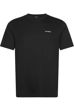 Gabba Dune Logo Ss Gots Tops T-Kortærmet Skjorte Black
