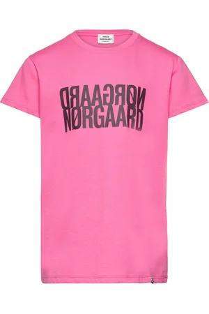 Mads Norgaard Single Organic Tuvina Tee Tops T-Kortærmet Skjorte Pink
