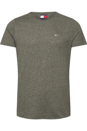 Tommy Hilfiger Tjm Xslim Jaspe C Neck Ext Tops T-Kortærmet Skjorte Khaki Green