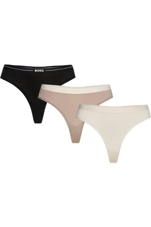 HUGO BOSS 3P Thong G-streng Undertøj Multi/patterned